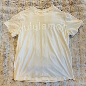 Lululemon White T-Shirt Size 8